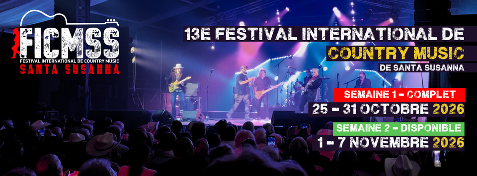 Jack Strass au 13e Festival International de Country Music de Santa Susanna (FICMSS), 25 octobre - 7 novembre 2026