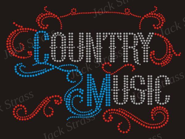 Dessin strass Country music 02 - Jack Strass