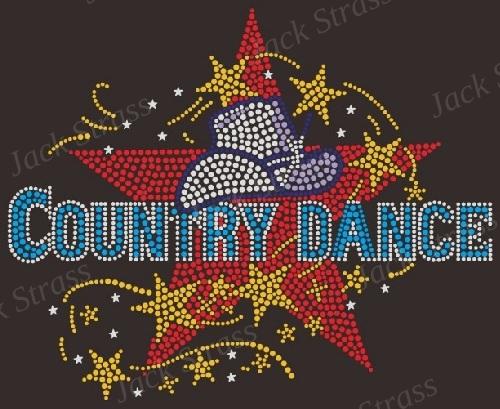 Dessin strass Country Dance 03 - Jack Strass