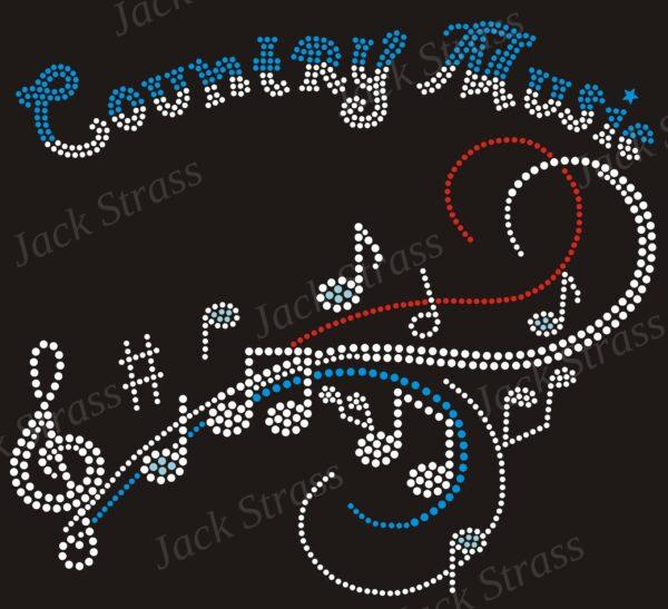 Dessin strass Country Music 07 - Jack Strass