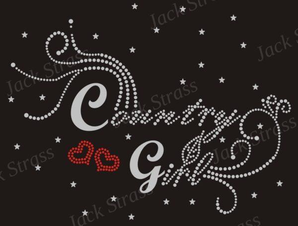 Dessin strass Country Girl n°11 - Jack Strass