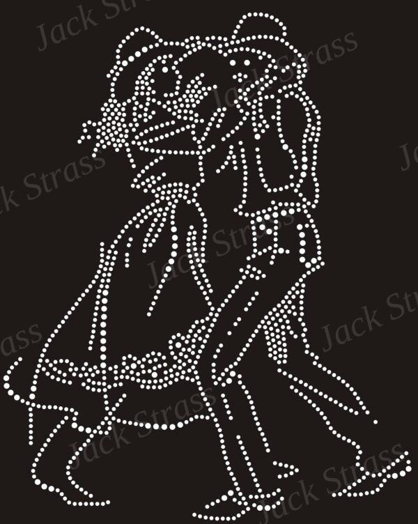 Dessin strass danseurs en couple n°28 - Jack Strass
