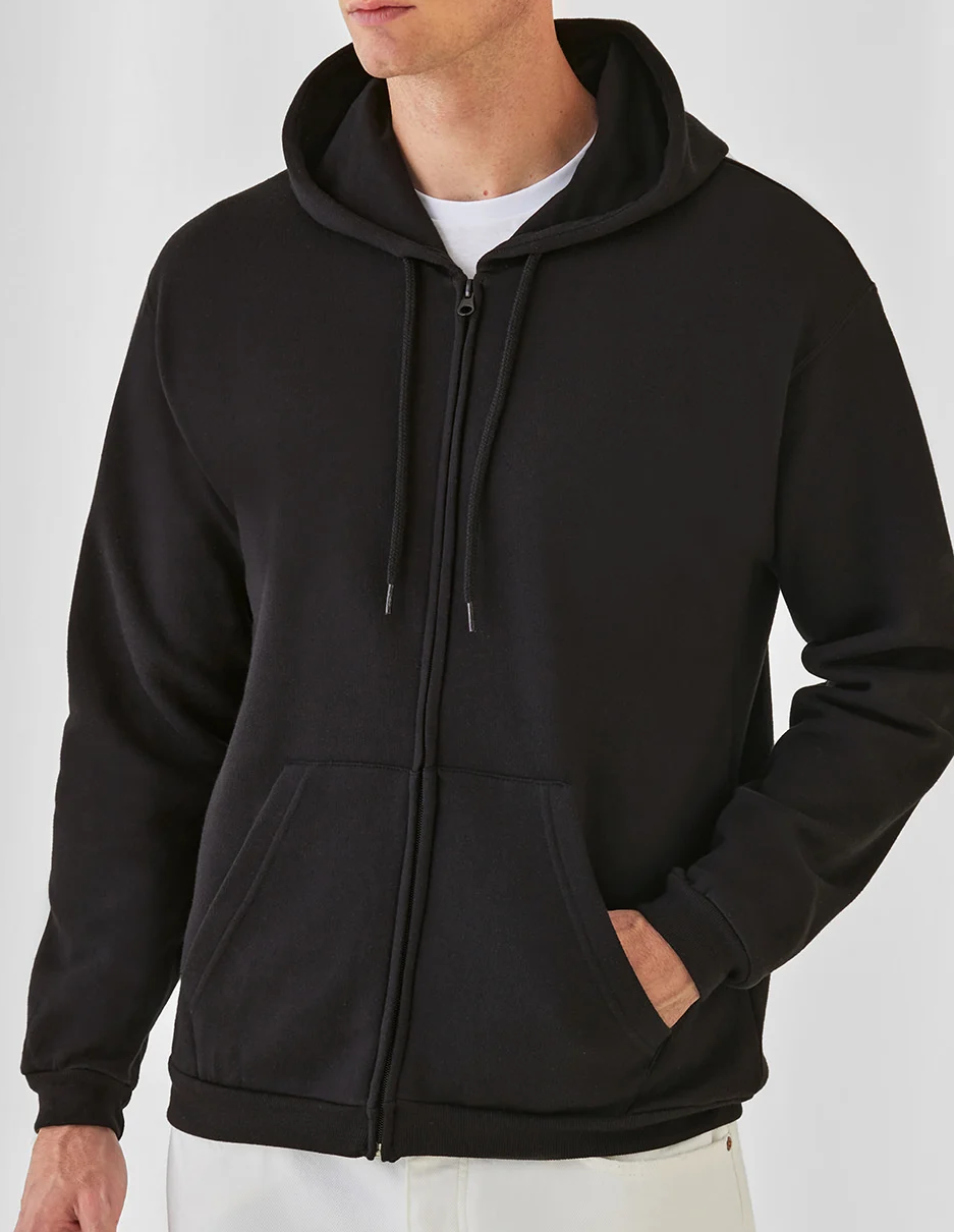 sweat homme Sweat zippé à capuche homme à personnaliser en strass - Jack Strass