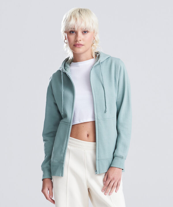 Sweat zippé à capuche femme à personnaliser en strass - Jack Strass