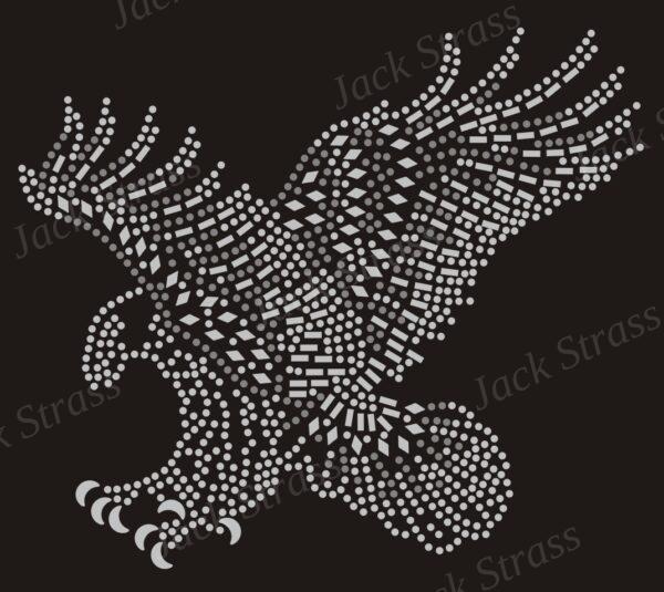 Dessin strass Aigle - Jack Strass