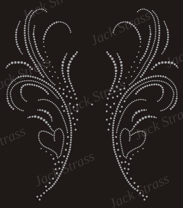 Dessin strass Arabesque type n°03 - Jack Strass