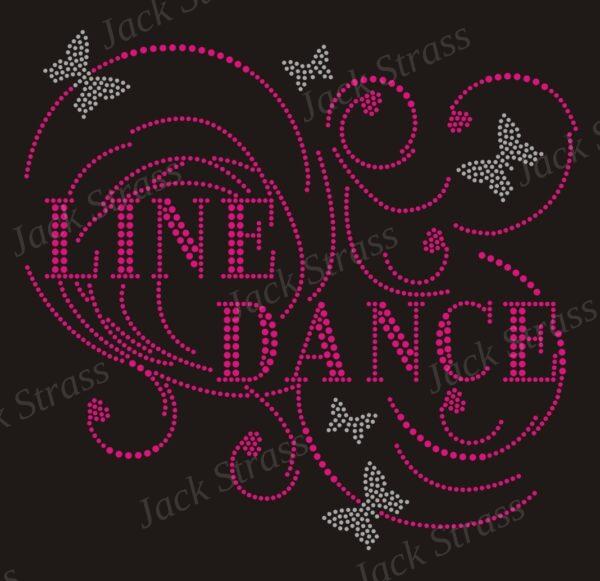 Dessin strass Arabesque Line Dance n°01 - Jack Strass