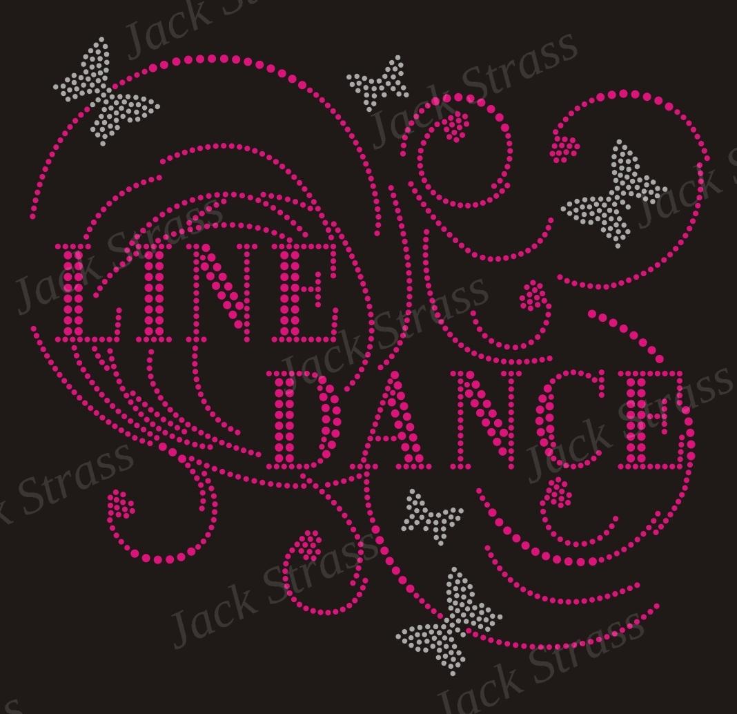 arabesque01 Dessin strass Arabesque Line Dance n°01 - Jack Strass