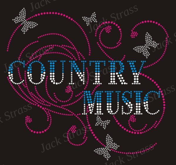 Dessin strass Arabesque Country Music n°06 - Jack Strass