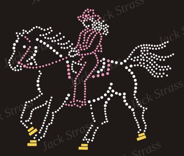 Dessin strass Cavalière - Jack Strass