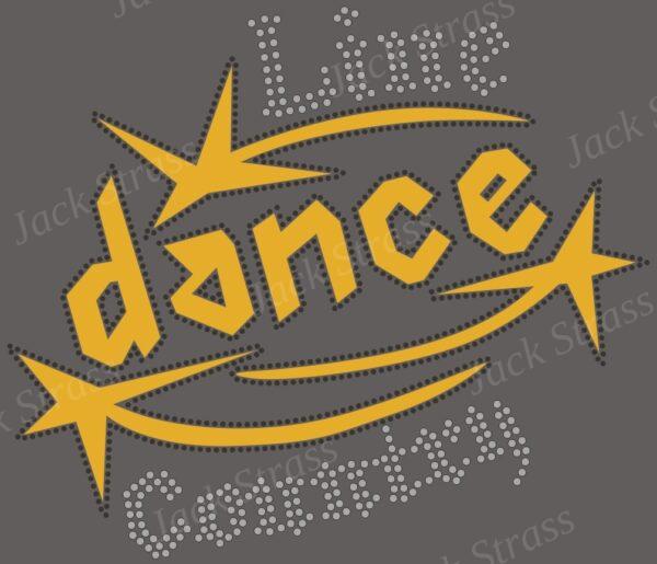 Dessin strass dance jaune n°26 - Jack Strass