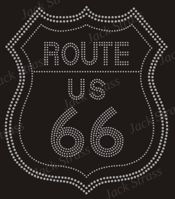 Dessin strass Route 66 US - Jack Strass