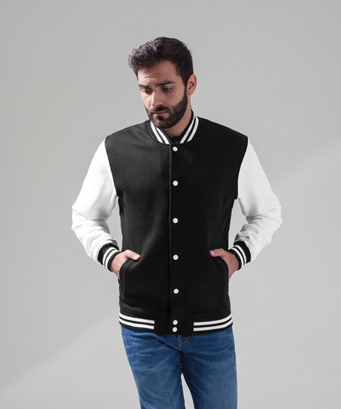 Accueil Veste Teddy mixte noire à personnaliser en strass - Jack Strass
