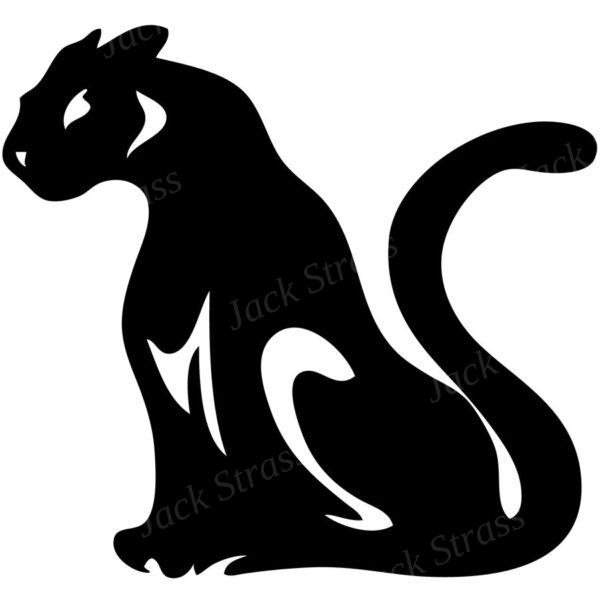 pochoir 05 chat noir