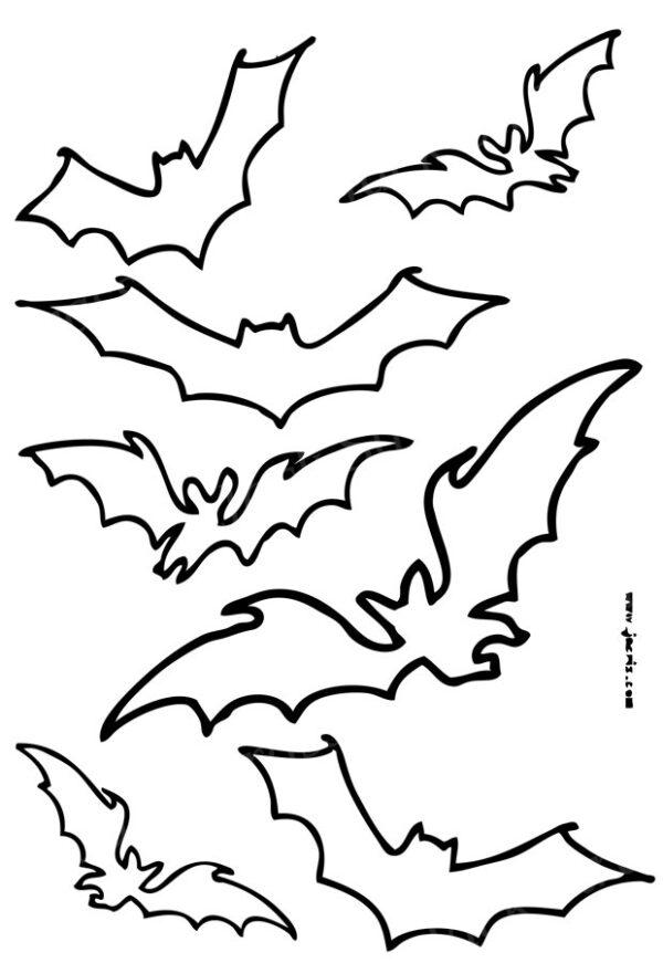 pochoir 07 chauve souris