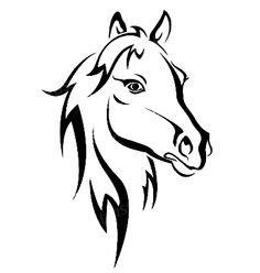 pochoir 153 cheval