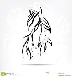 pochoir 155 cheval