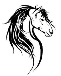 pochoir 156 cheval