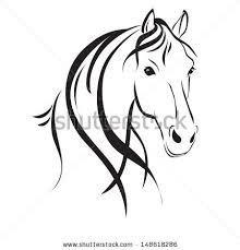 pochoir 157 cheval